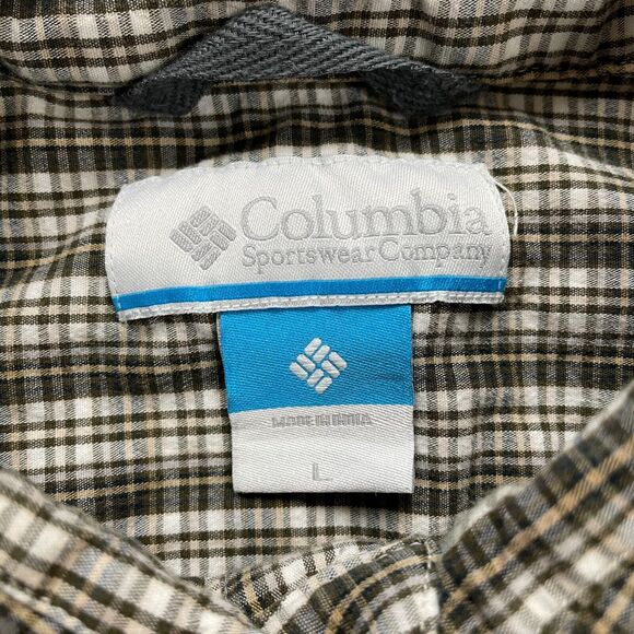 Columbia Vapor Ridge Flannel Shirt Mens Large Multicolor Long Sleeve But… - Picture 4 of 9